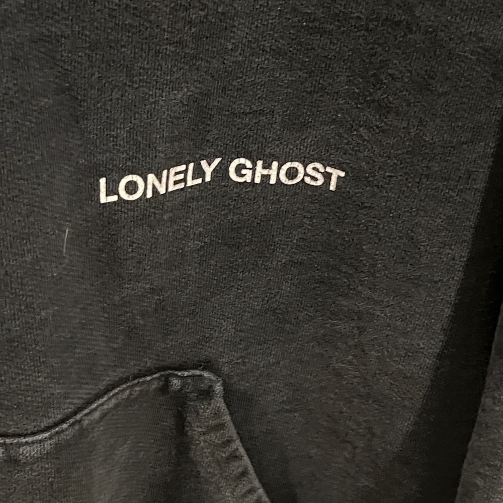 LONELY GHOST Its Good to Care Black Hoodie - Picture 5 of 9